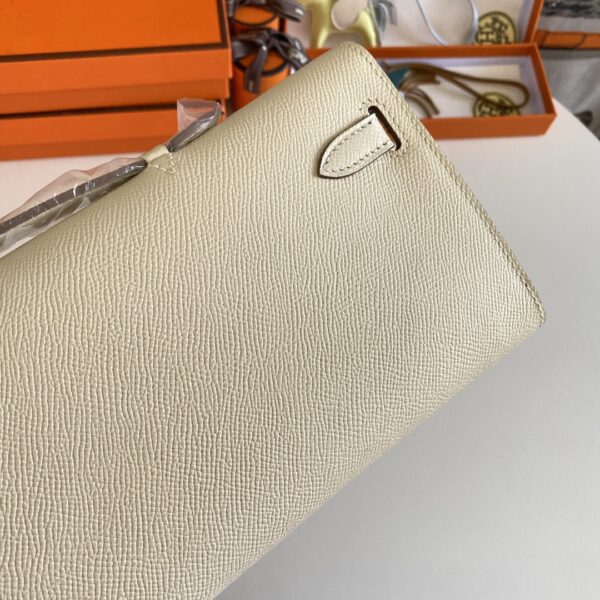 Hermes Kelly Cut Wallet - Cream - Image 5
