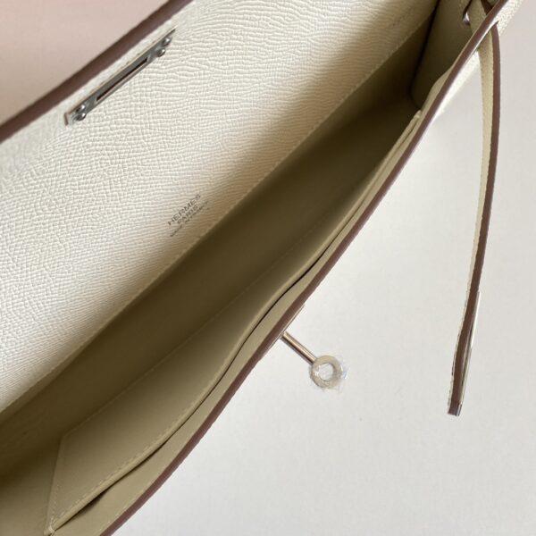 Hermes Kelly Cut Wallet - Cream - Image 2