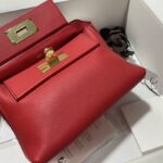 Hermes Mini2424 Handbag - Red - Image 3