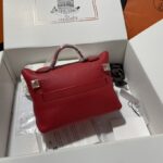 Hermes Mini2424 Handbag - Red - Image 5