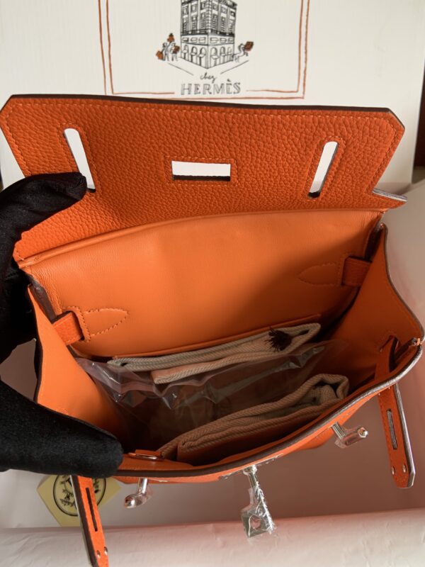 Hermes HAC A DOS Handbag - Orange - Image 3