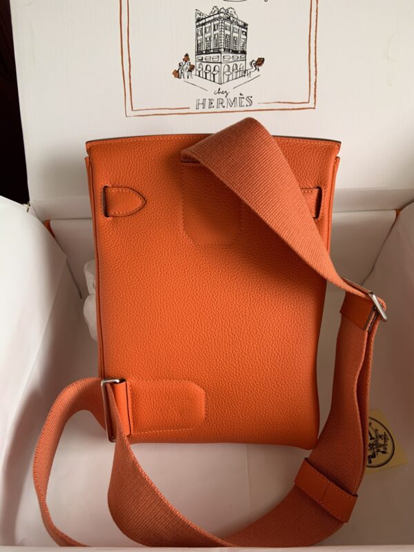 Hermes HAC A DOS Handbag - Orange - Image 5