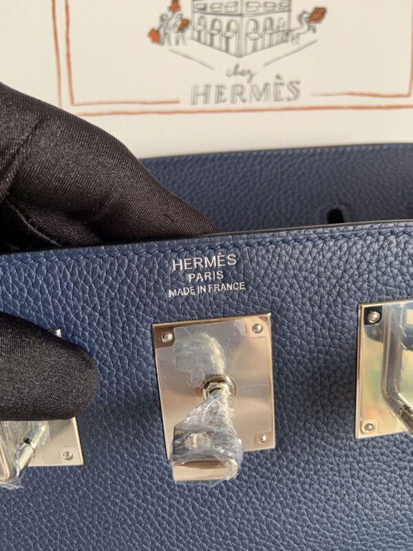 Hermes HAC A DOS Handbag - Royal Blue - Image 2