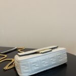 Fendi Baguette Chain Handbag - Light Blue - Image 3