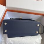 Hermes Kelly Pochette Handbag - Royal Blue - Image 2