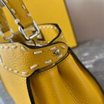 Fendi Medium Iconic Peekaboo Bag - Yellow - Image 3