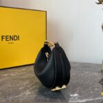 Fendi Praphy Underarm Mini Bag - Black - Image 4
