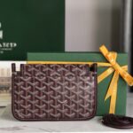 Goyard Plumet Three-Layer Bag - Wine Red - Image 5