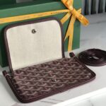 Goyard Plumet Three-Layer Bag - Wine Red - Image 3