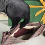 Goyard Plumet Three-Layer Bag - Wine Red - Image 2