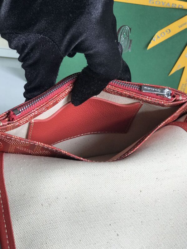Goyard Plumet Three-Layer Bag - Red - Image 2