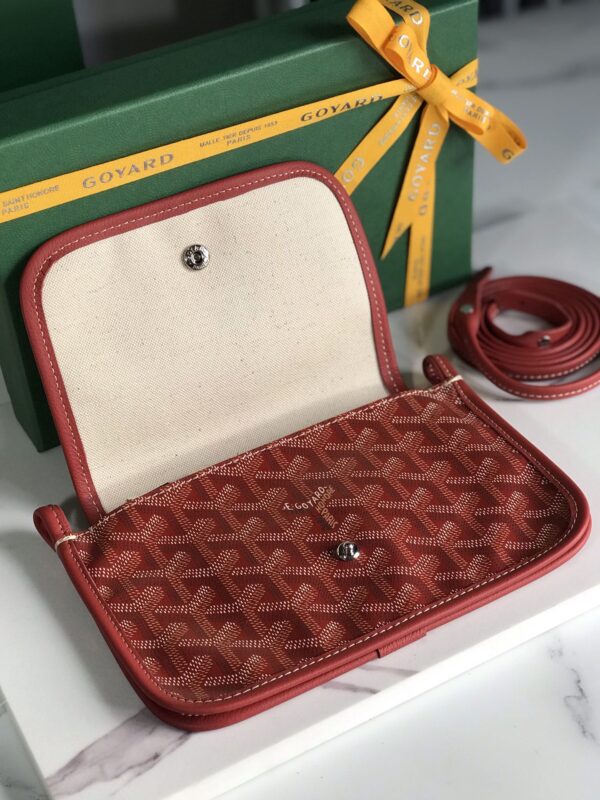 Goyard Plumet Three-Layer Bag - Red - Image 4