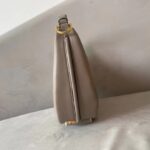 Fendi Praphy Underarm Small Bag - Gray - Image 4
