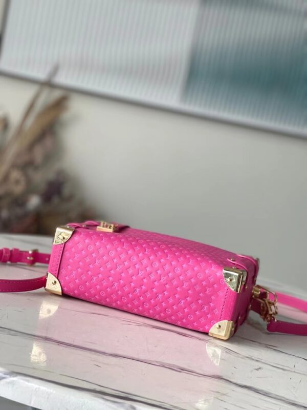 Louis Vuitton Soft Trunk Suitcase Handbag - Pink - Image 4
