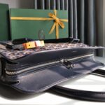 Goyard Bourgogne Vertical Briefcase Handbag - Blue - Image 3