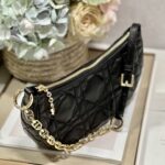 Dior CD LOUNGE Moon Handbag - Black - Image 2