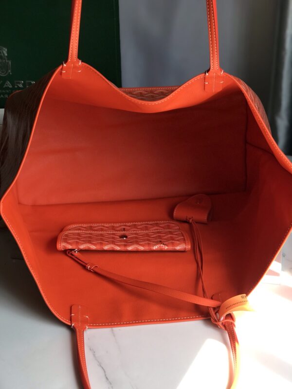 Goyard XLarge Reversible Anjou Double-Sided Tote Bag - Orange - Image 3