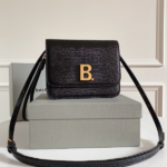 Balenciaga Square Box B Bag - Black