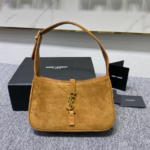 YSL’s New Spring and Summer Show Armpit Bag - Brown (Golden)
