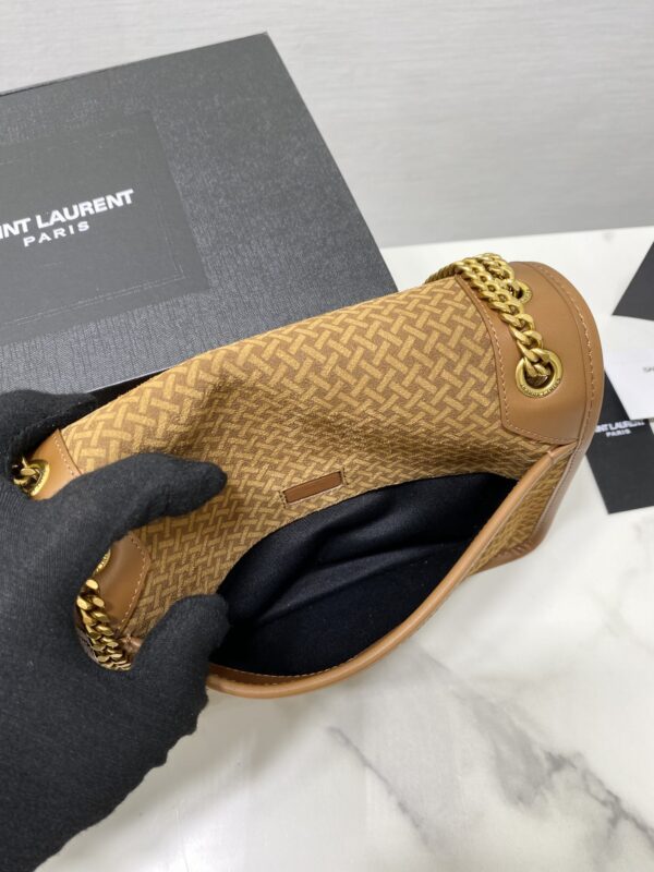 YSL Nikin Suede Small Handbag - Image 3