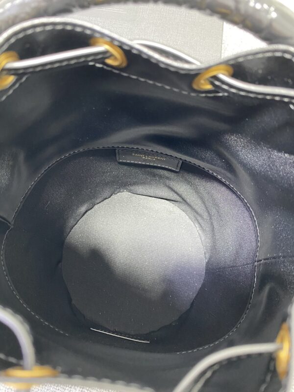YSL Retro Bucket Bag - Black - Image 2
