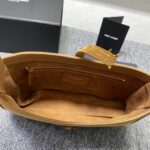 YSL’s New Spring and Summer Show Armpit Bag - Brown (Golden) - Image 5