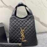 YSL Yves Saint Laurent's High-Grade NAPPA Handbag - Black - Image 2