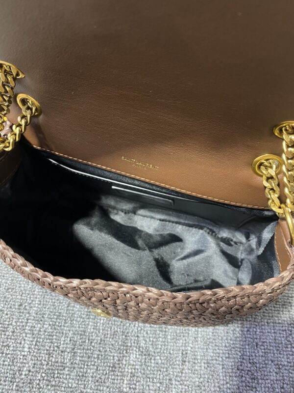 YSL NIKI Woven Bag - Dark Brown - Image 2