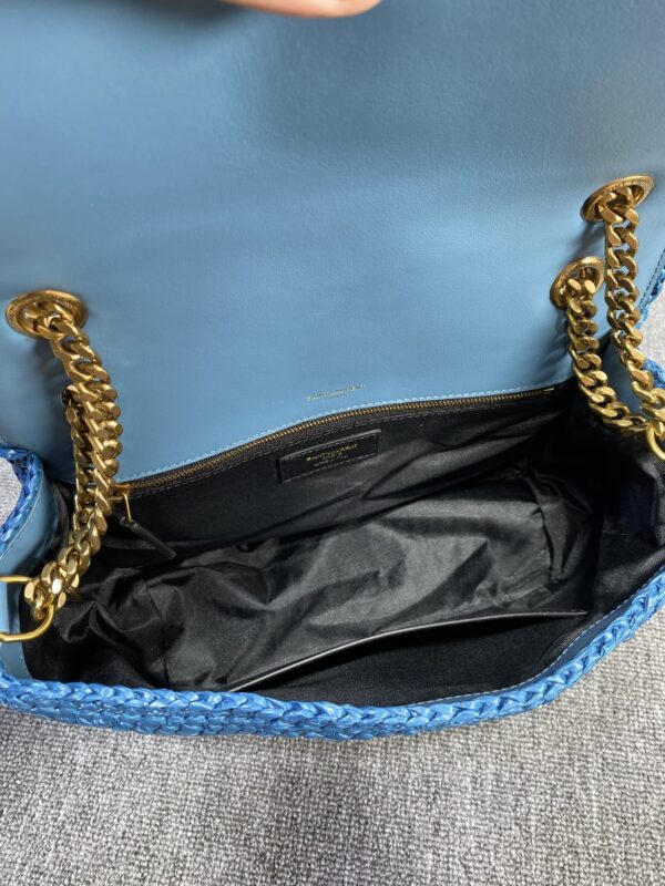 YSL NIKI Woven Bag - Blue - Image 2