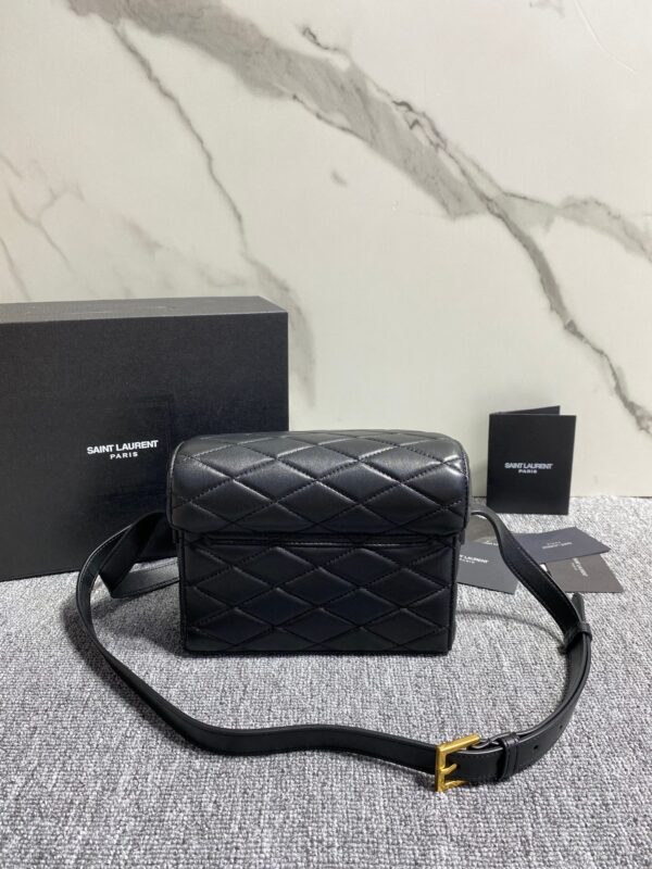 YSL June Box Bag - Black (Golden) - Image 5