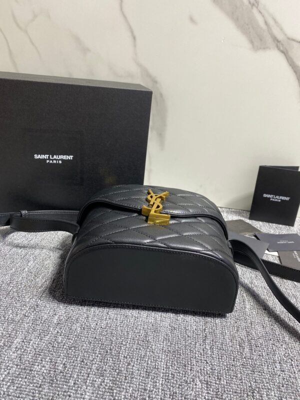 YSL June Box Bag - Black (Golden) - Image 3