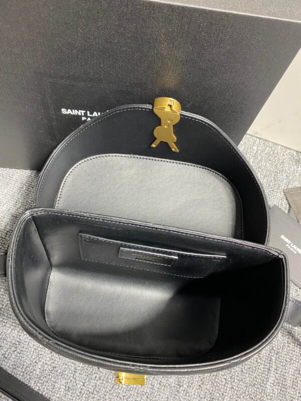 YSL June Box Bag - Black (Golden) - Image 2