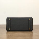 Hermes Birkin Gold Buckle Handbag - Black - Image 3