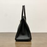 Hermes Birkin Gold Buckle Handbag - Black - Image 4