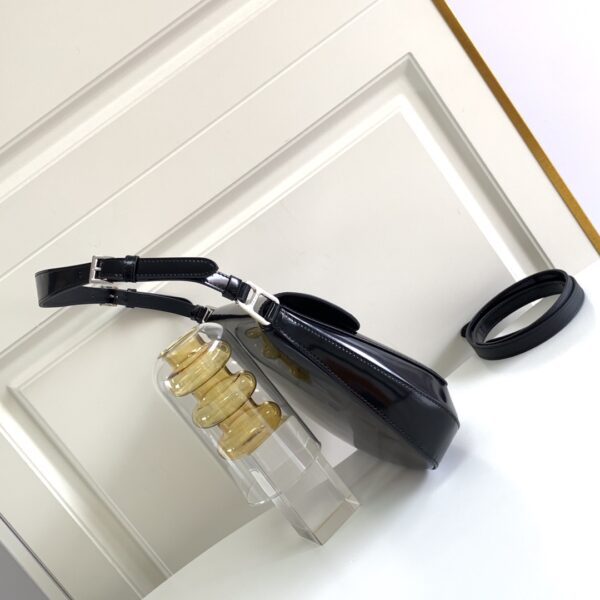 Prada Large Flap Armpit Bag - Black - Image 5