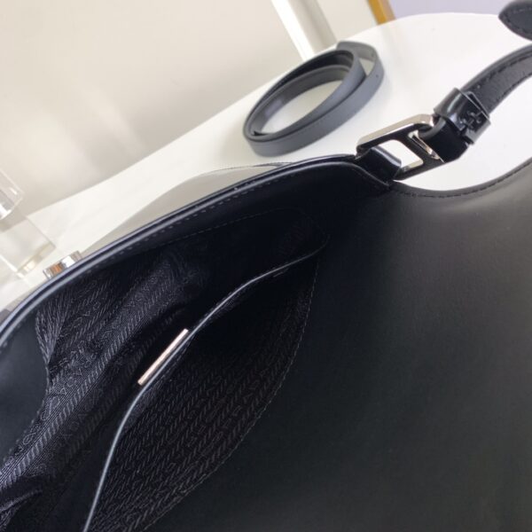Prada Large Flap Armpit Bag - Black - Image 2