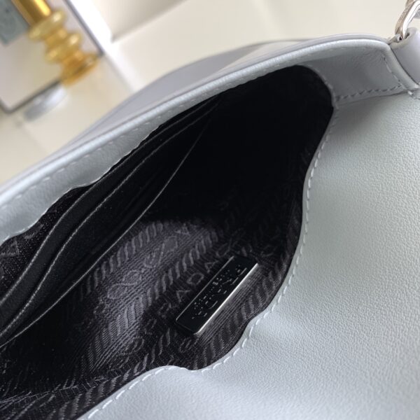 Prada Mini Flap Armpit Bag - Blue - Image 2