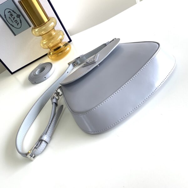 Prada Mini Flap Armpit Bag - Blue - Image 4
