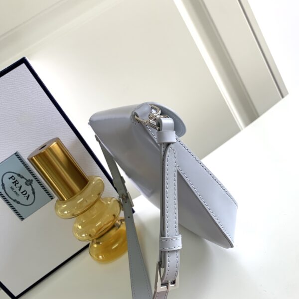 Prada Mini Flap Armpit Bag - Blue - Image 5