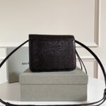 Balenciaga Square Box B Bag - Black - Image 5