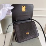 Balenciaga Square Box B Bag - Black - Image 3
