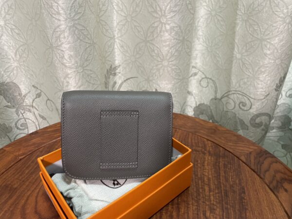 Hermes Kangkang Slim Wallet - Black - Image 3