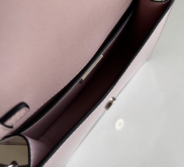 Prada Large Triangular Flip Cover Handbag - Pink - Image 2