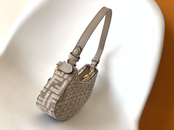 Fendi O'Lock Swing HandBag - Skin - Image 4
