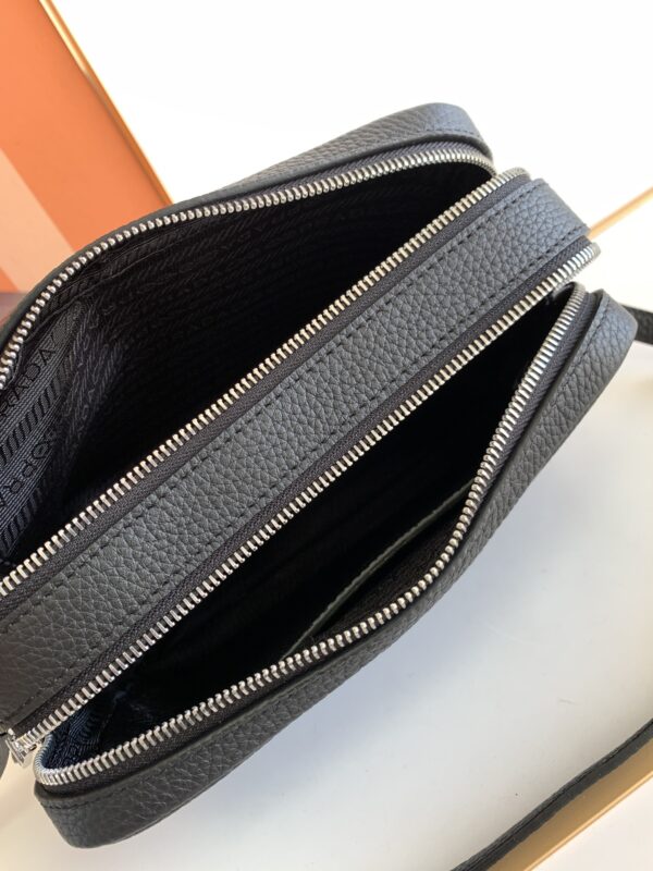 Prada Double Shoulder Strap Handbag - Black - Image 2