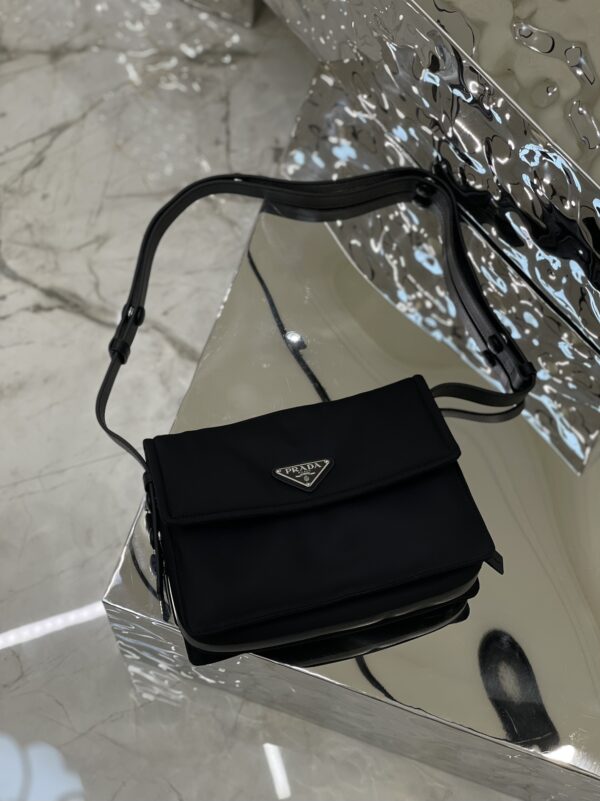 Prada Popular Small Messenger Bag - Black - Image 3