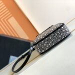 Prada Mini Diamond Tote Bag - Black/White - Image 3
