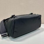 Prada Flap And Snap Messenger Bag - Black - Image 4