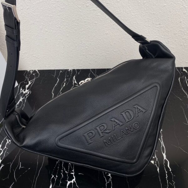 Prada Multi-functional Triangle Bag - Black - Image 2