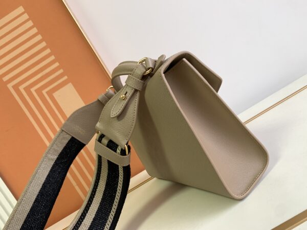 Prada Monochrome Crossbody Bag - Camal Gray - Image 4